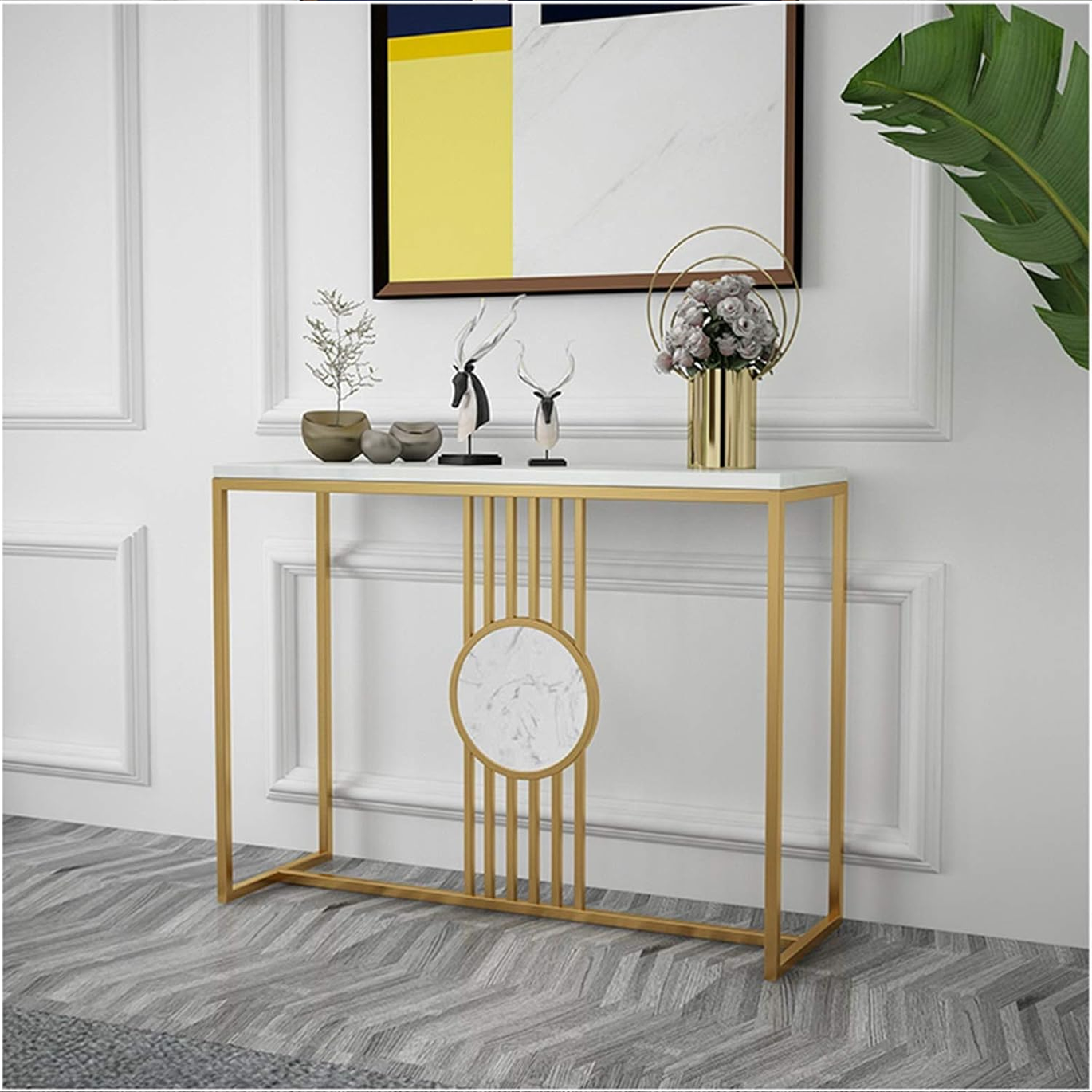 Luxury Entry Way Nordic Console Table-European Style