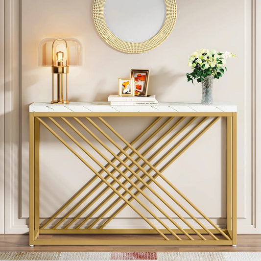 Luxury Entry Way Nordic Console Table-European Style