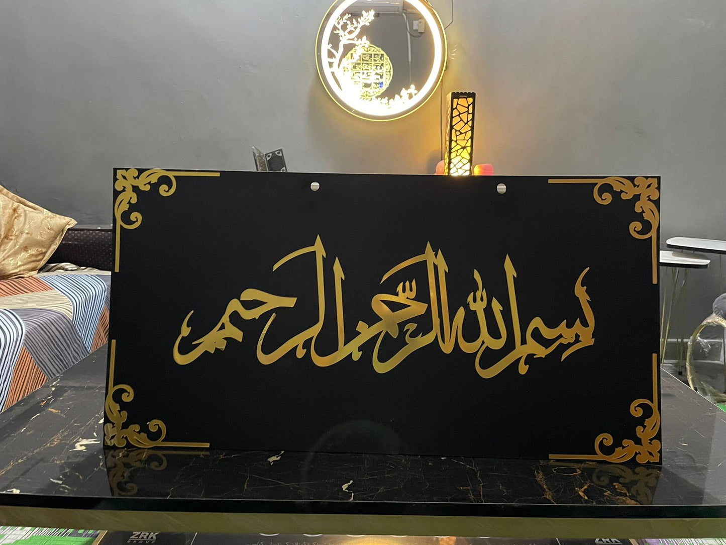 Large Size Luxury Islamic Wall hanging Decor calligraphy .