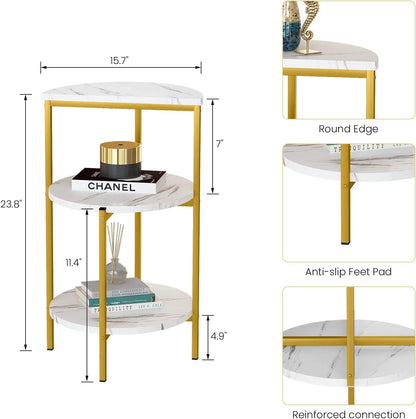 Luxury Three layer Side Table