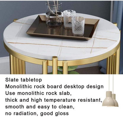 Round Coffee And Side Accent End Table