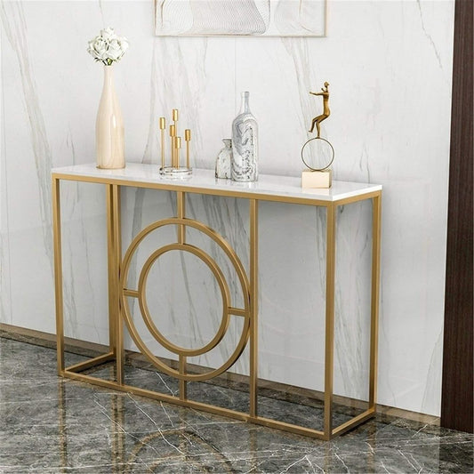 Luxury Entry Way Nordic Console Table-European Style