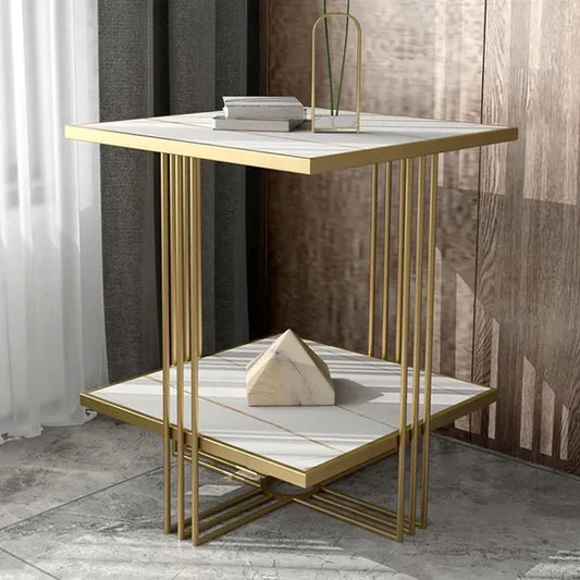 Luxury Nordic Style Side Table - White