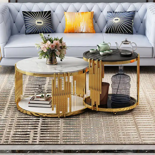 coffee table modern stainless steel center tables for the living room