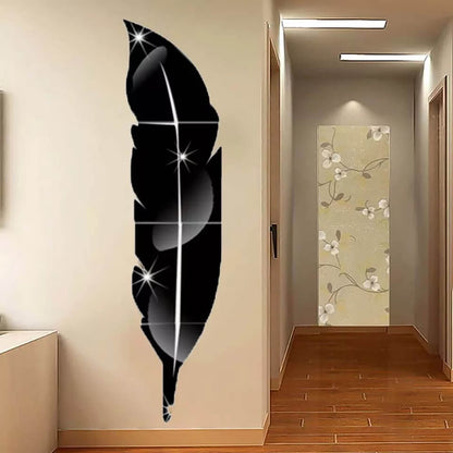 Black Acrylic Leaf (Glossy)