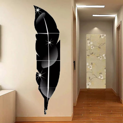 Black Acrylic Leaf (Glossy)