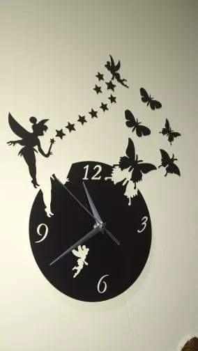 Fairy Clock Black