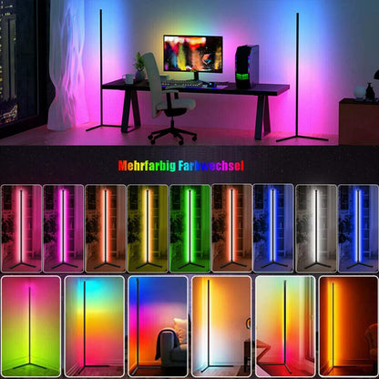 Floor Standing MultiColor Corner Lamp RGB Remote controlled