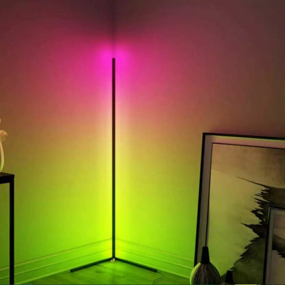 Floor Standing MultiColor Corner Lamp RGB Remote controlled