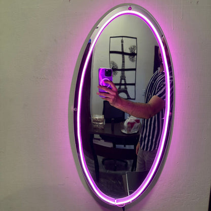 Neon Selfie Acrylic mirror for Room Walls