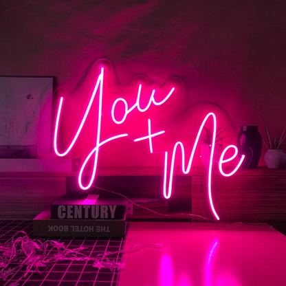 You and Me Neon light