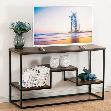 Rusting Wood Console Table