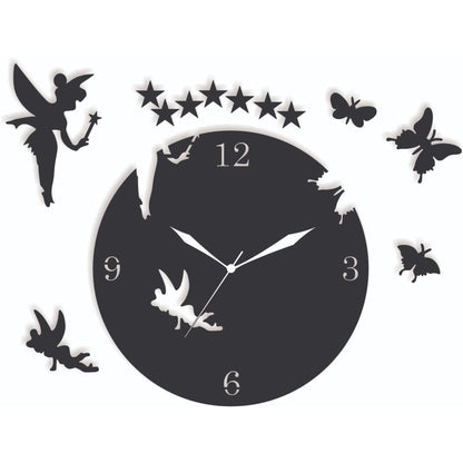 Fairy Clock Black