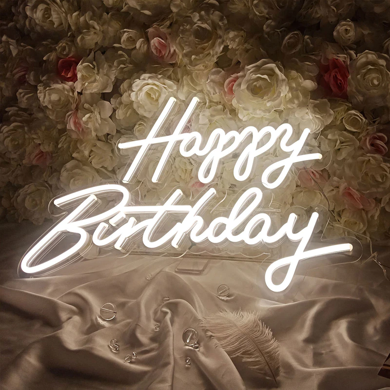 Happy Birthday Neon light