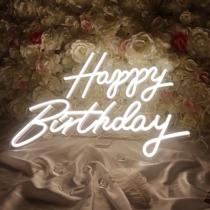 Happy Birthday Neon light