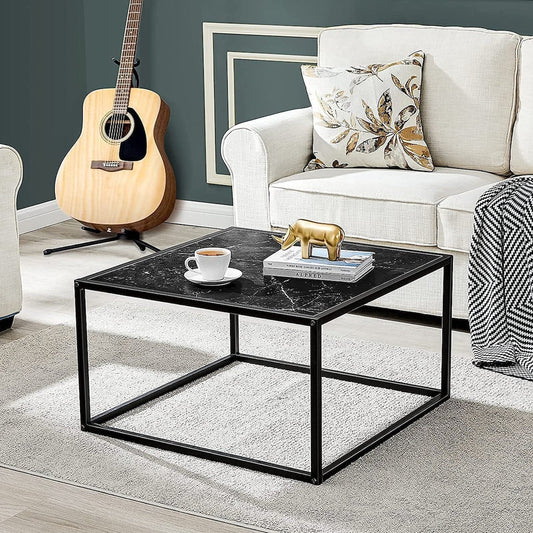 Streamline Black Square Coffee Tables