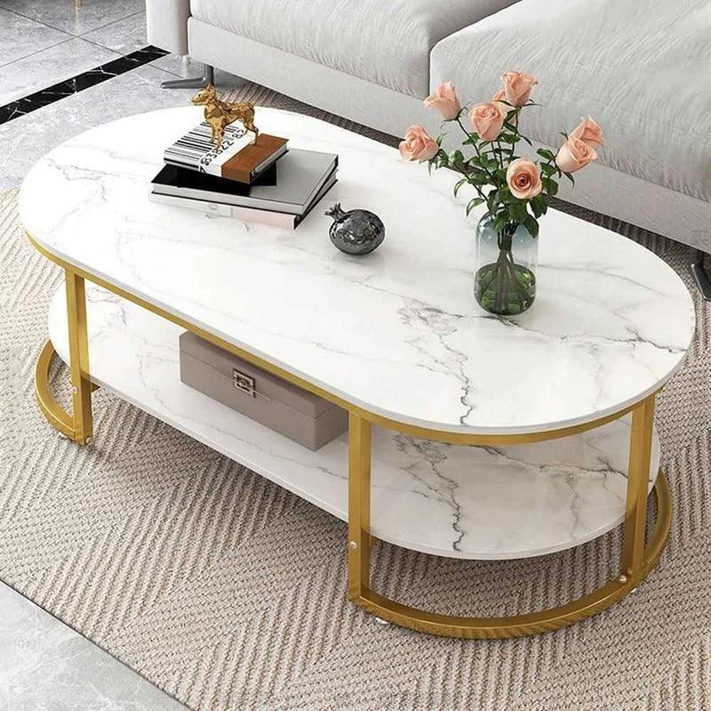 Luxury Oval Marble Sheet Table