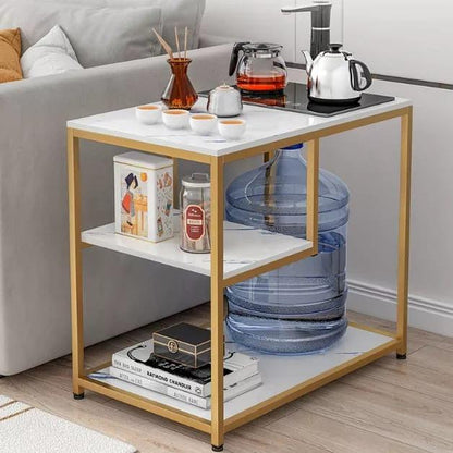 Triple Layer Sofa Side Table