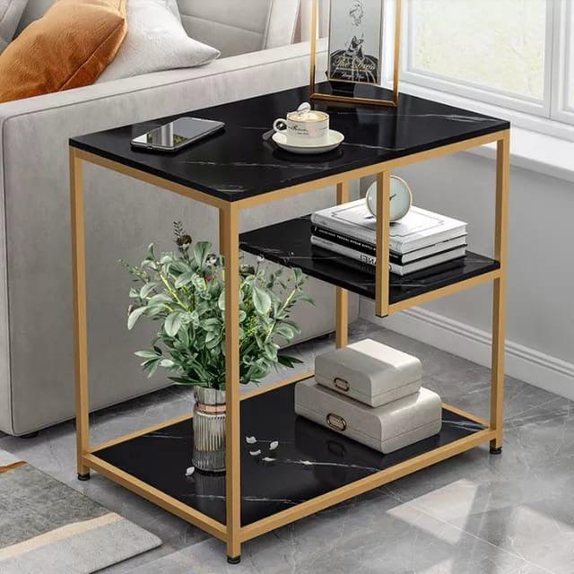 Triple Layer Sofa Side Table