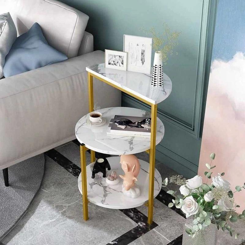 Luxury Three layer Side Table