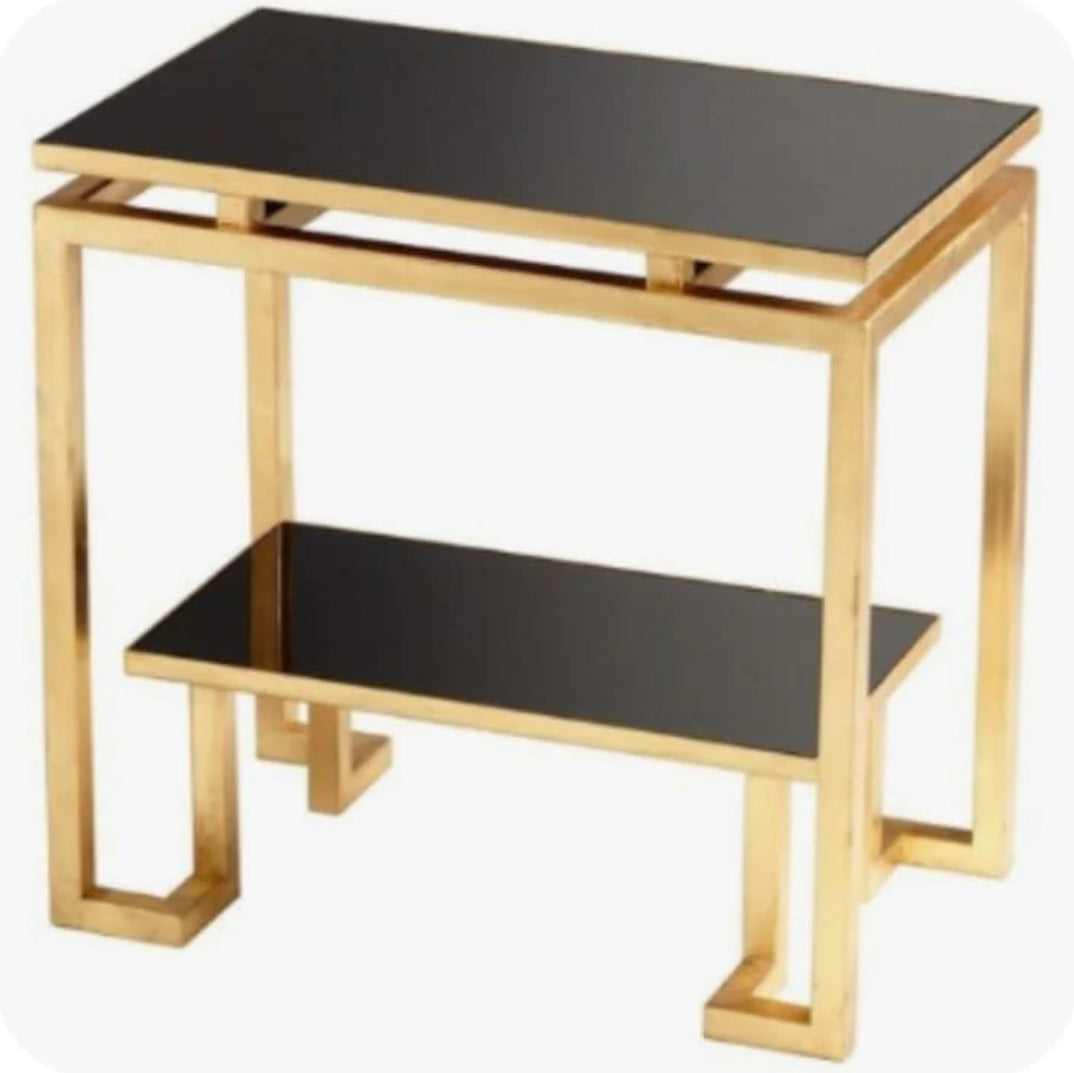 Cyan Designs Gold Leaf Midas Side Table